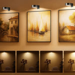 Wireless Magnetic Picture Light – Dimmable with 3 Color Temperatures and RGB Options