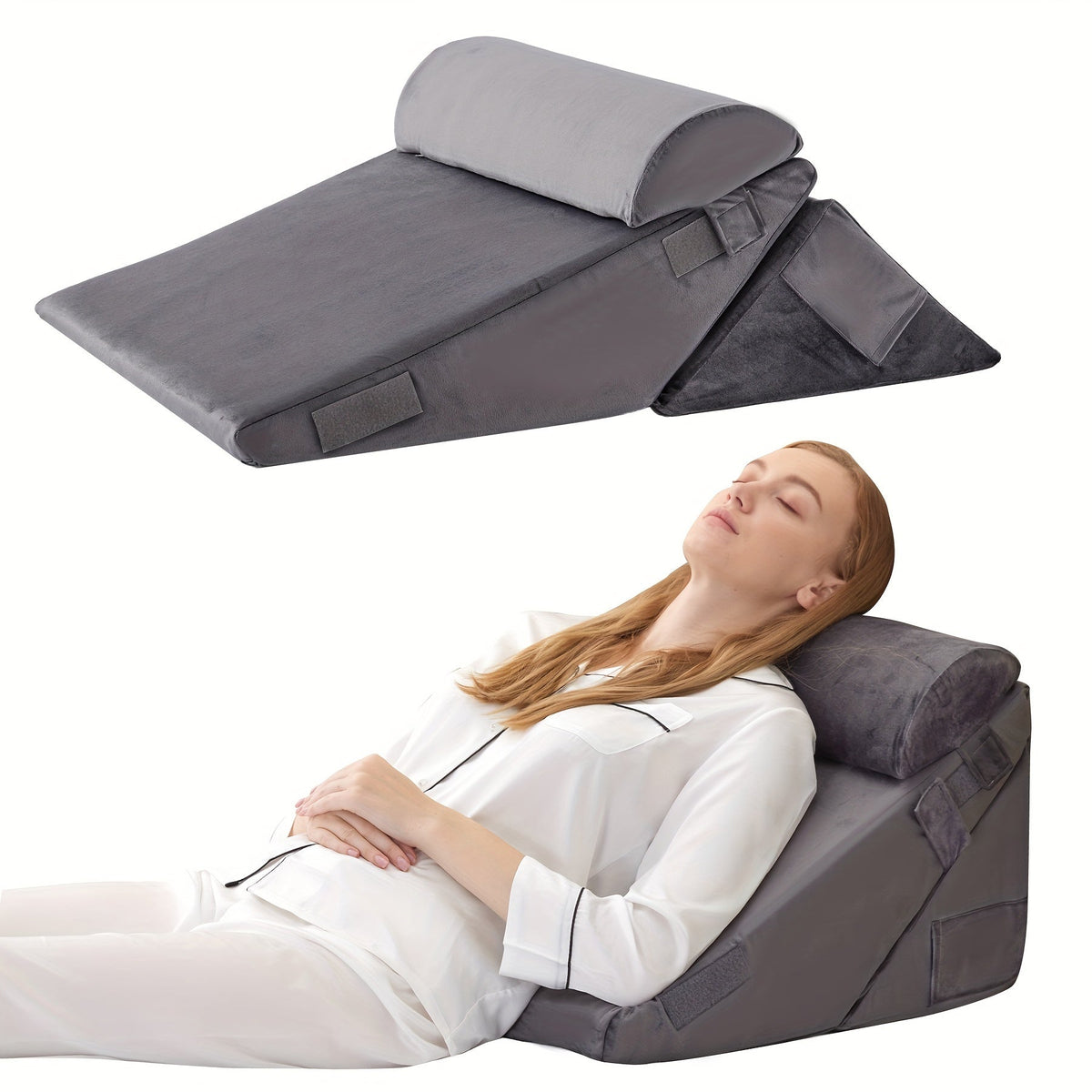 Adjustable Bed Wedge Pillow – Comfort and Support for Recovery