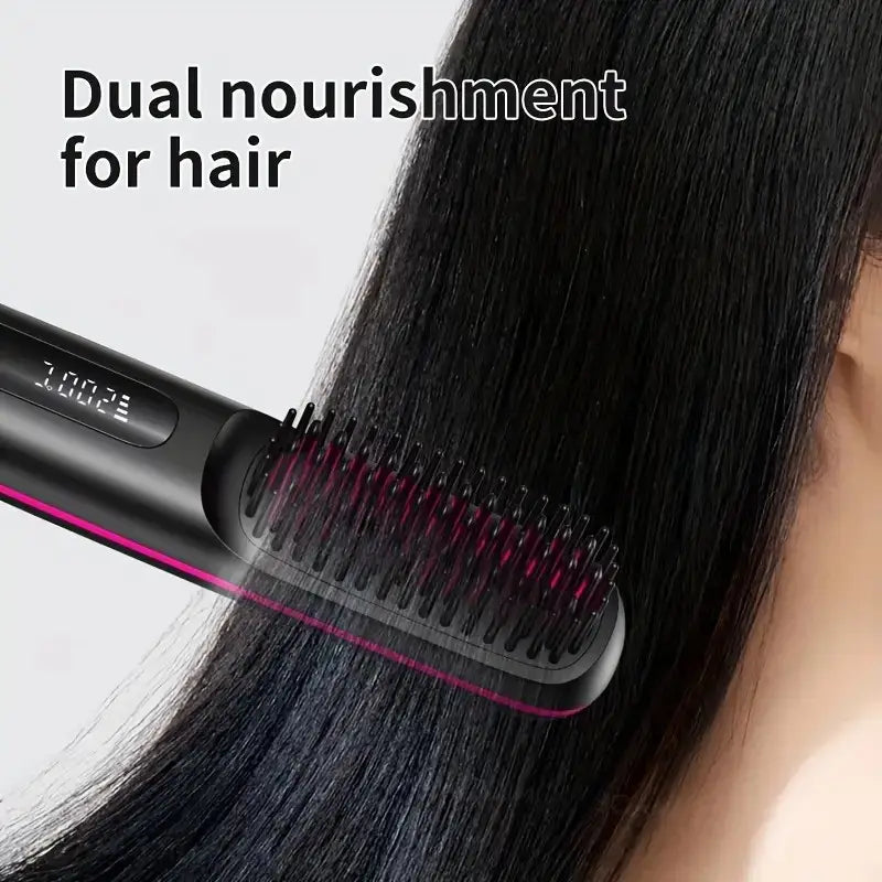 Portable Hair Styling Brush | Achieve Smooth and Healthy Hair Anytime, Anywhere