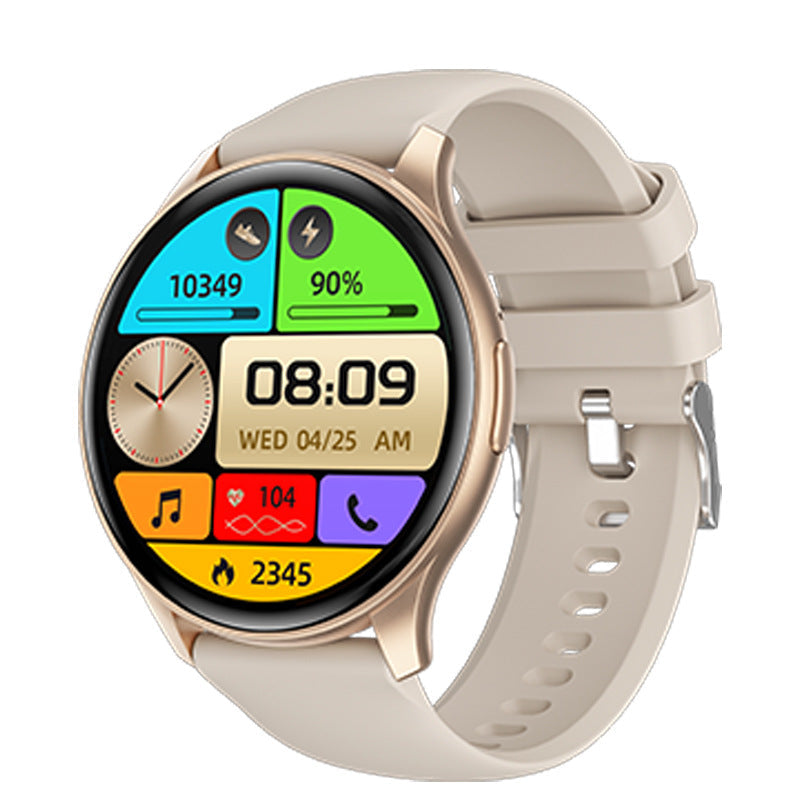 Waterproof Smartwatch with Blood Sugar, Blood Pressure, Blood Oxygen, and Sleep Monitoring Features