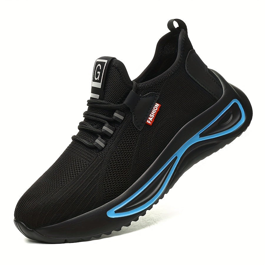Men's Lightweight Breathable Safety Shoes with Steel Toe Protection