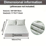 Breathable and Cooling Mattress Topper for Enhanced Sleep Comfort