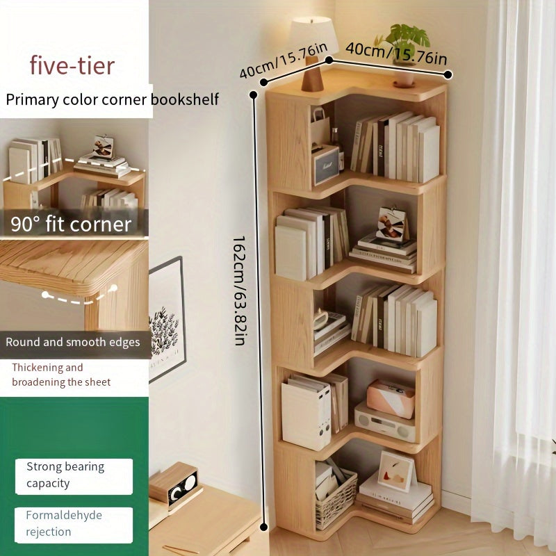 Solid Wood Corner Cabinet – Compact and Practical