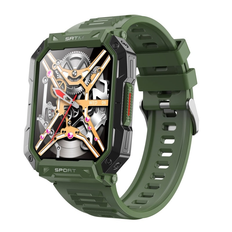 Waterproof Smartwatch with Blood Sugar, Blood Pressure, Blood Oxygen, and Sleep Monitoring Features