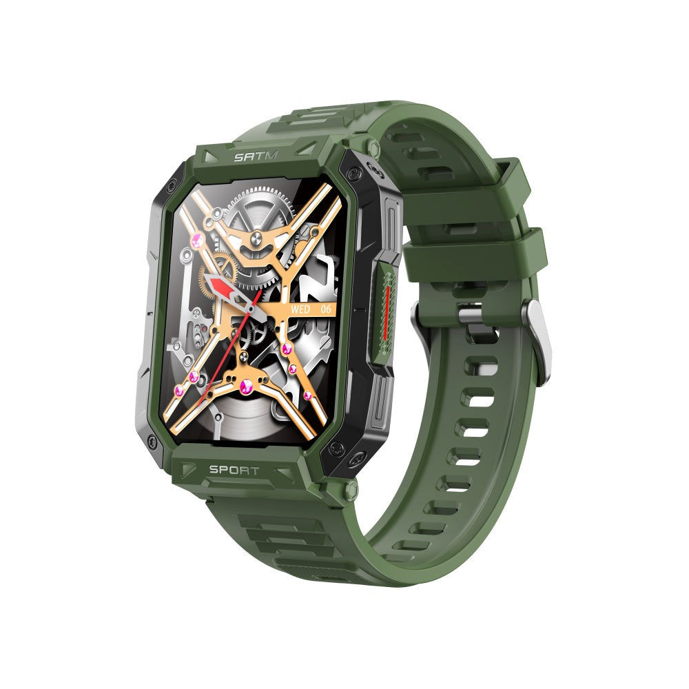 Waterproof Smartwatch with Blood Sugar, Blood Pressure, Blood Oxygen, and Sleep Monitoring Features