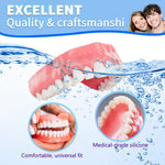 Custom Full Dentures – Genuine Ivory and White Smile