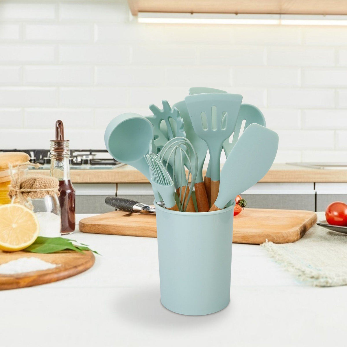 11-Piece Silicone Kitchen Utensil Set
