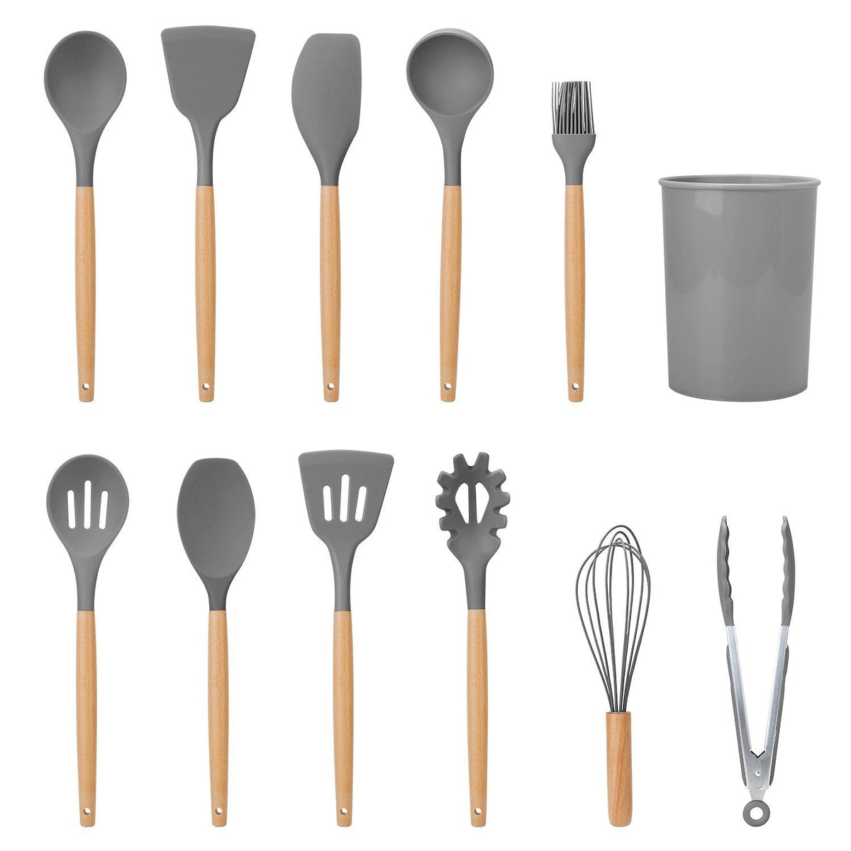 11-Piece Silicone Kitchen Utensil Set
