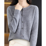 Women's O-Neck Cardigan