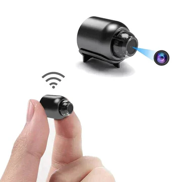Compact Wireless HD Security Camera with Night Vision for Baby and Pet Monitoring