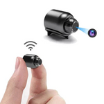 Compact Wireless HD Security Camera with Night Vision for Baby and Pet Monitoring