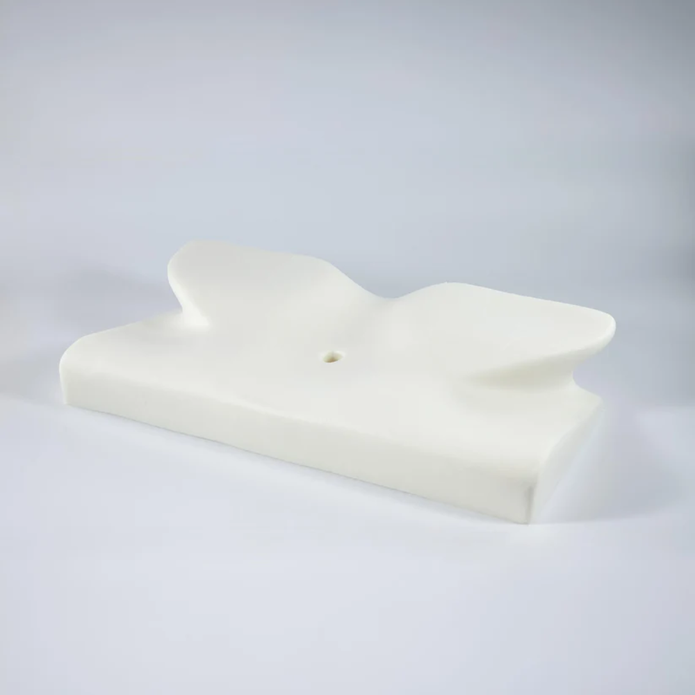 Anti-Snore Pillow | Ergonomic Neck and Head Support | White