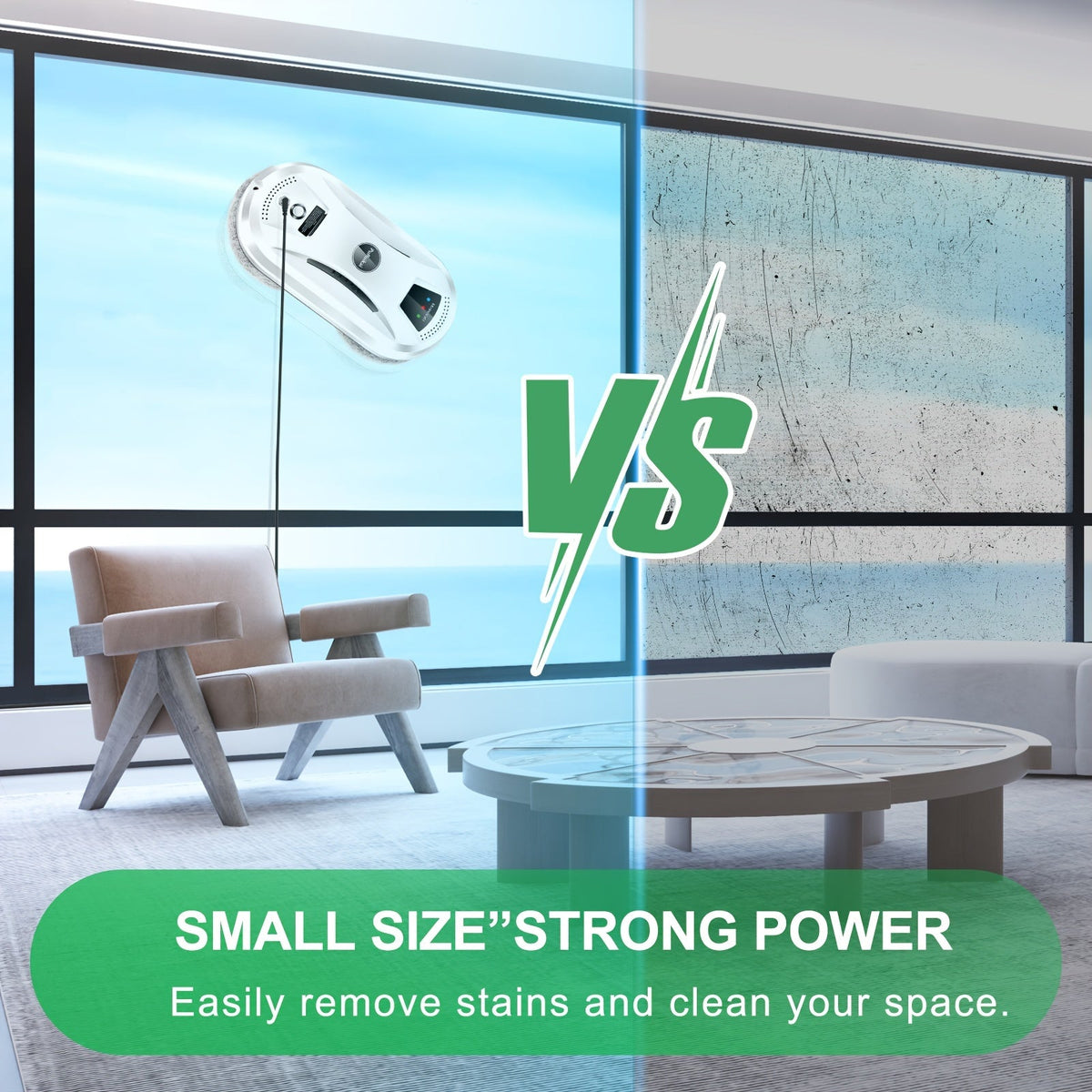 Autonomous and Efficient Window Cleaning Robot