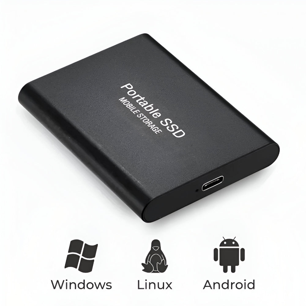 Lightweight Portable USB 3.1 Fast SSD for Computers and Laptops
