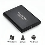 Lightweight Portable USB 3.1 Fast SSD for Computers and Laptops