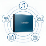 Lightweight Portable USB 3.1 Fast SSD for Computers and Laptops