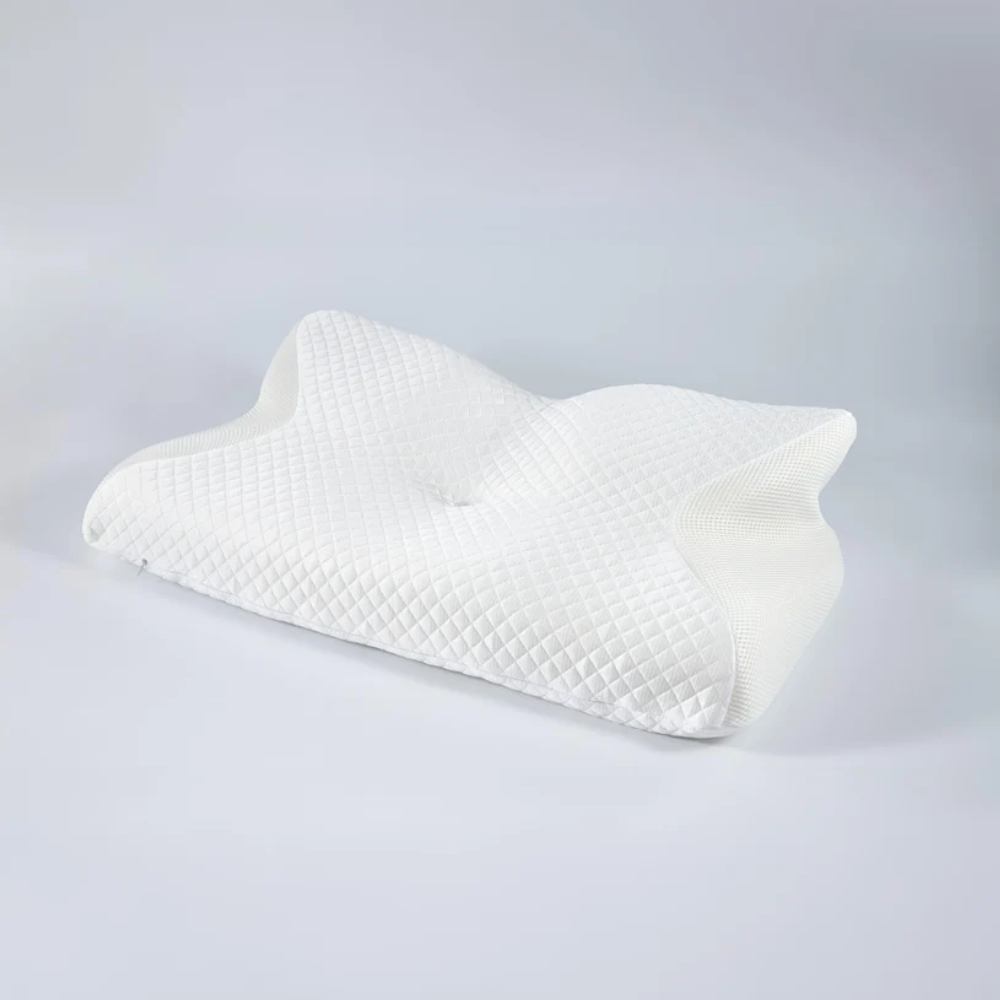 Anti-Snore Pillow | Ergonomic Neck and Head Support | White