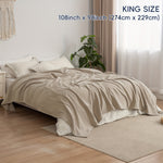 Ultra-Soft Cotton Blanket for Breathable Everyday Comfort