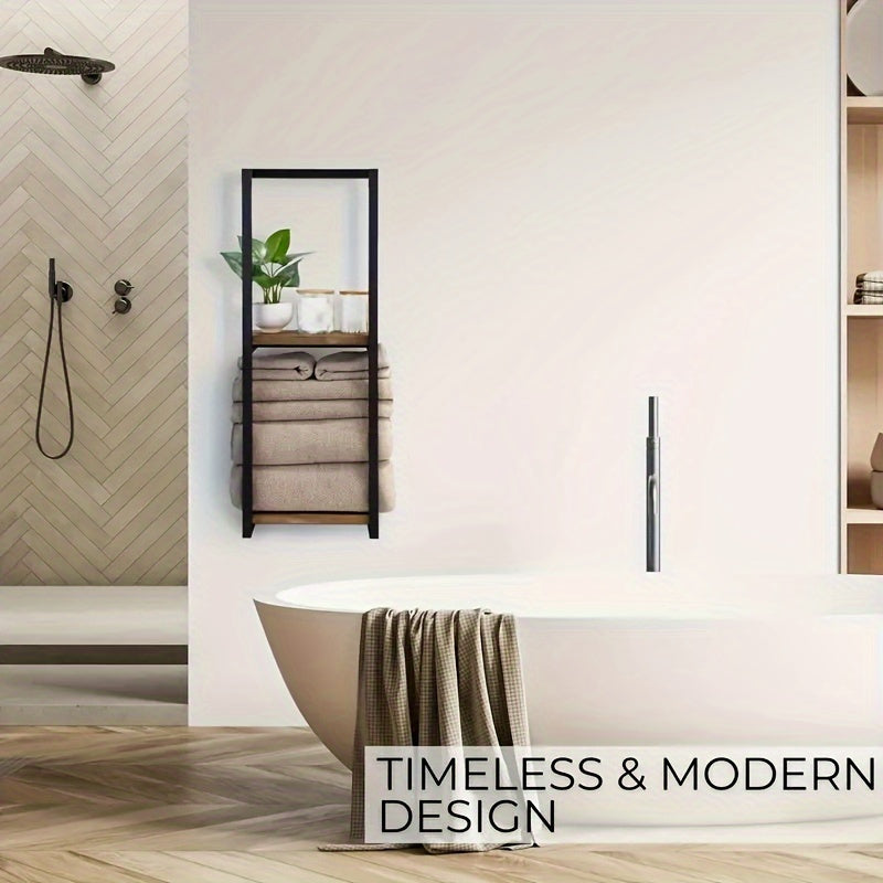 Compact Towel Rack - Perfect for an Organized Bathroom