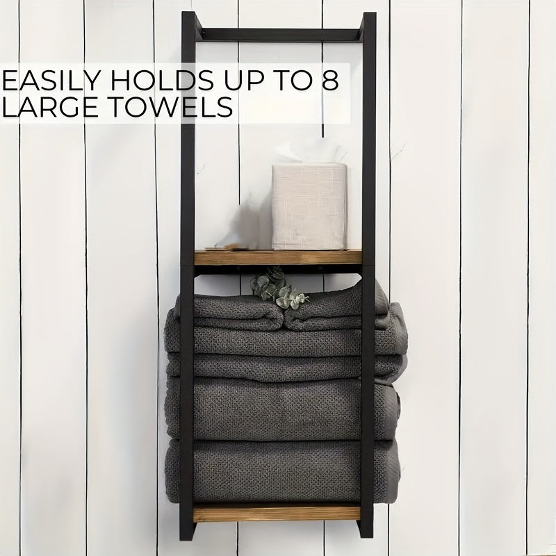 Compact Towel Rack - Perfect for an Organized Bathroom