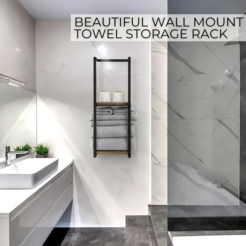 Compact Towel Rack - Perfect for an Organized Bathroom