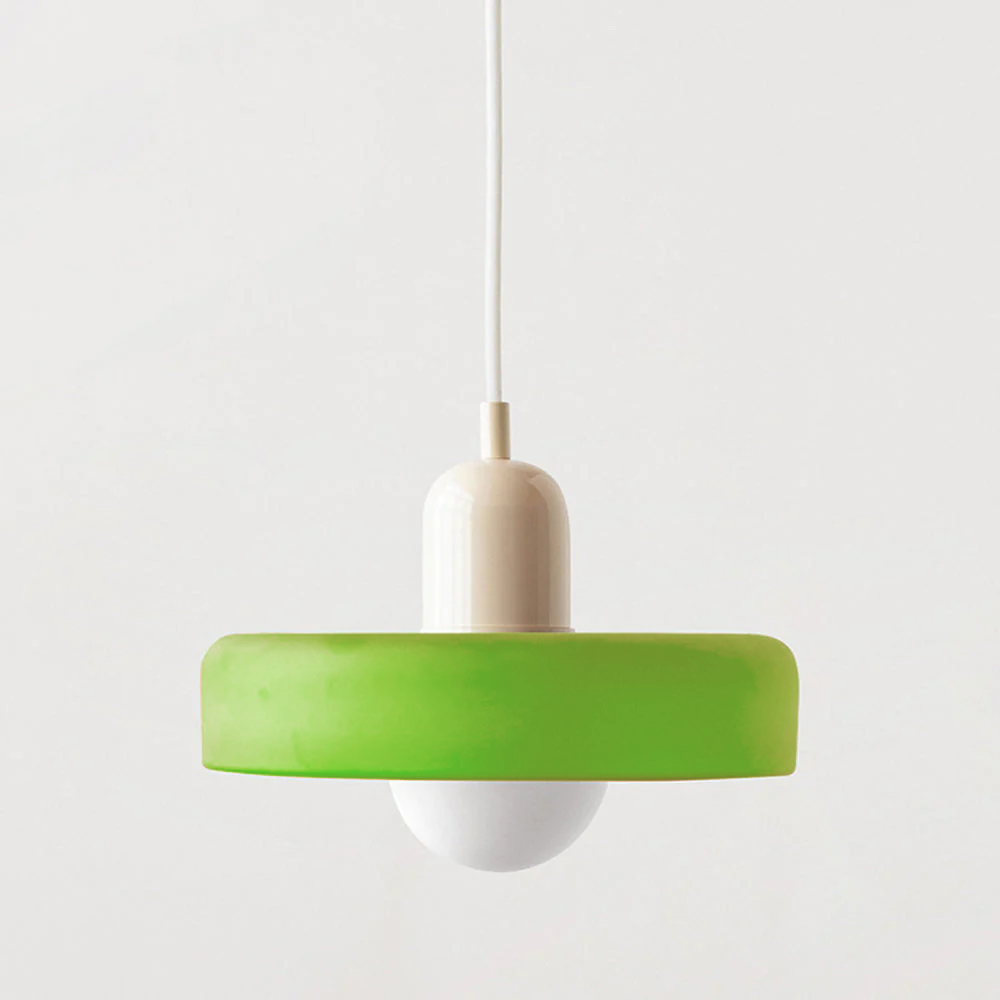 Artistic Bauhaus Pendant Light – Warm Light Hanging Lamp
