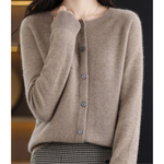 Women's O-Neck Cardigan