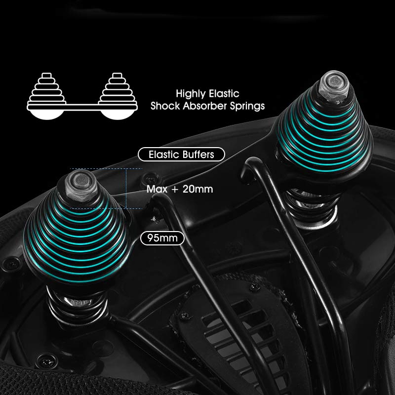 Comfortable Wide Bicycle Seat with Extra Padding for Ergonomic Riding