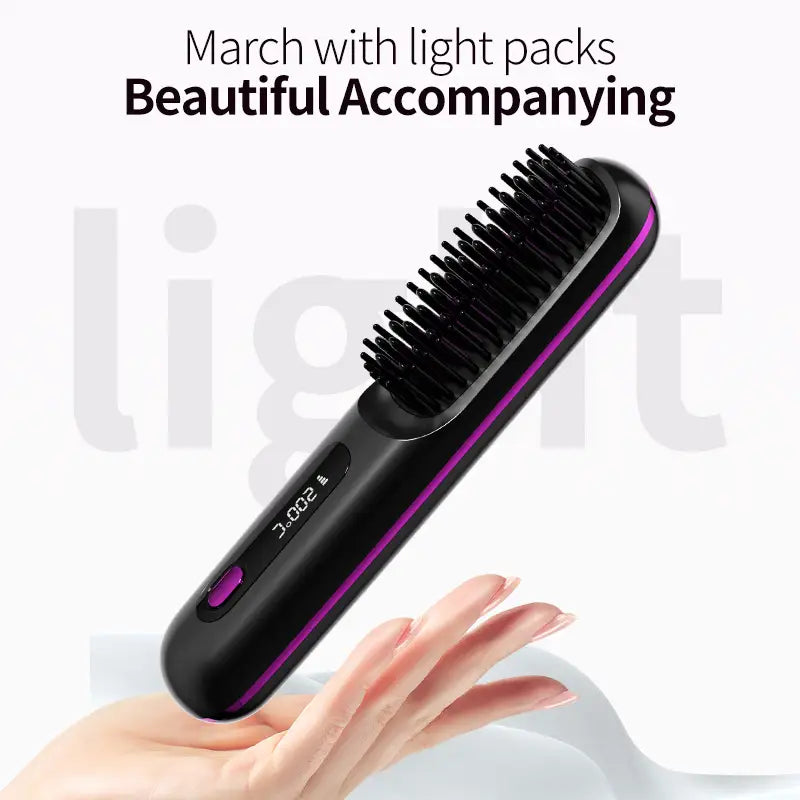 Portable Hair Styling Brush | Achieve Smooth and Healthy Hair Anytime, Anywhere
