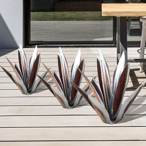 Waterproof Eternal Agave Rustic Sculpture | 50% DISCOUNT