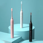 Sonic Electric Toothbrush | 6 Modes & IPX7 Waterproof | Available in White, Black, Pink