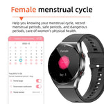 One-Click Blood Sugar, Blood Pressure, EKG/ECG, HRV Heart Monitoring Smartwatch