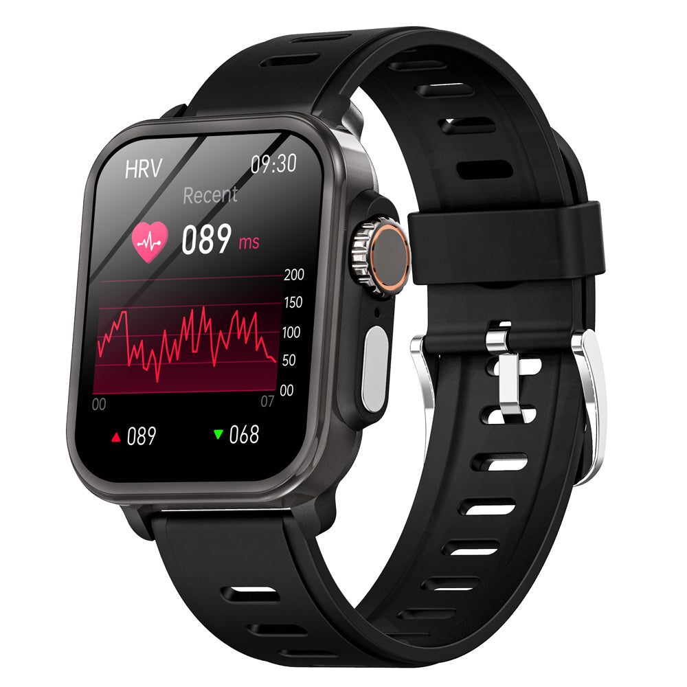 Waterproof Smartwatch with Blood Sugar, Blood Pressure, Blood Oxygen, and Sleep Monitoring Features