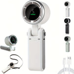 Portable Turbo Handheld Fan – 3-in-1 USB Rechargeable with 5 Speed Settings