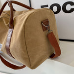 Large Capacity Vintage Washed Travel Duffel Bag - Multi-Purpose Organizer