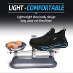 Men's Lightweight Breathable Safety Shoes with Steel Toe Protection
