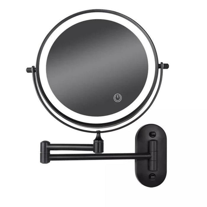 Rechargeable LED Magnifying Mirror | Sleek Design with Adjustable Lighting | Perfect for Makeup Application