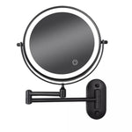 Rechargeable LED Magnifying Mirror | Sleek Design with Adjustable Lighting | Perfect for Makeup Application