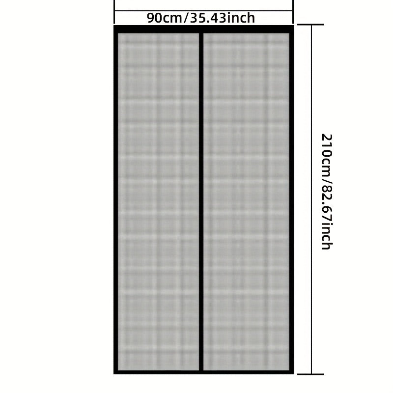 Magnetic Mosquito Mesh Door Curtain for Hands-Free Insect Protection