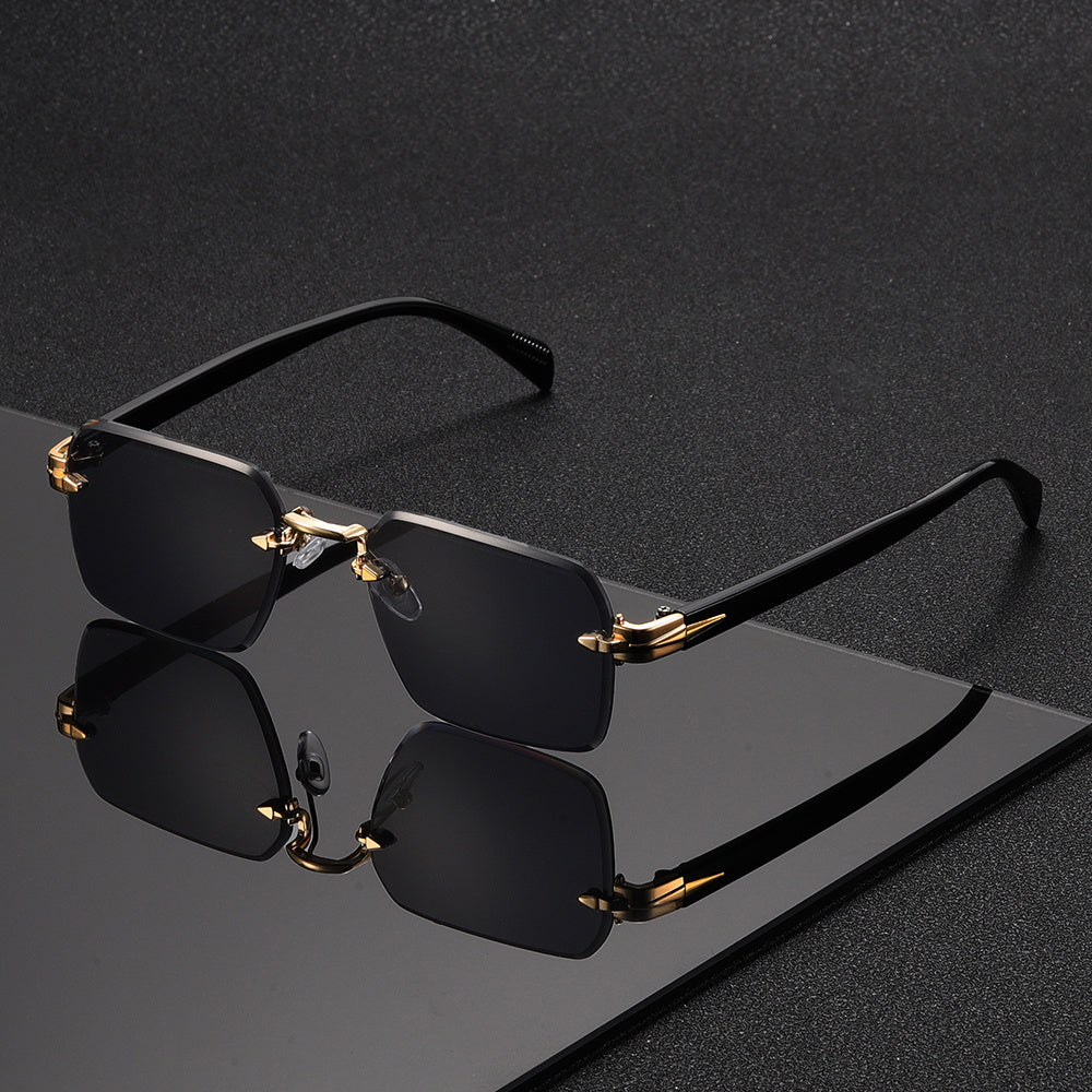 Stylish Rimless Square Glasses for Men – A Perfect Blend of Elegance and Comfort