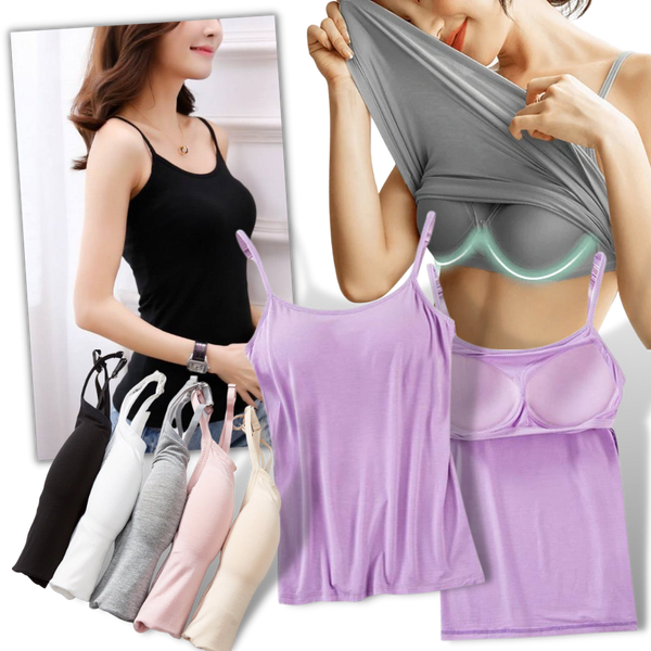 Women's Camisole with Integrated Bra