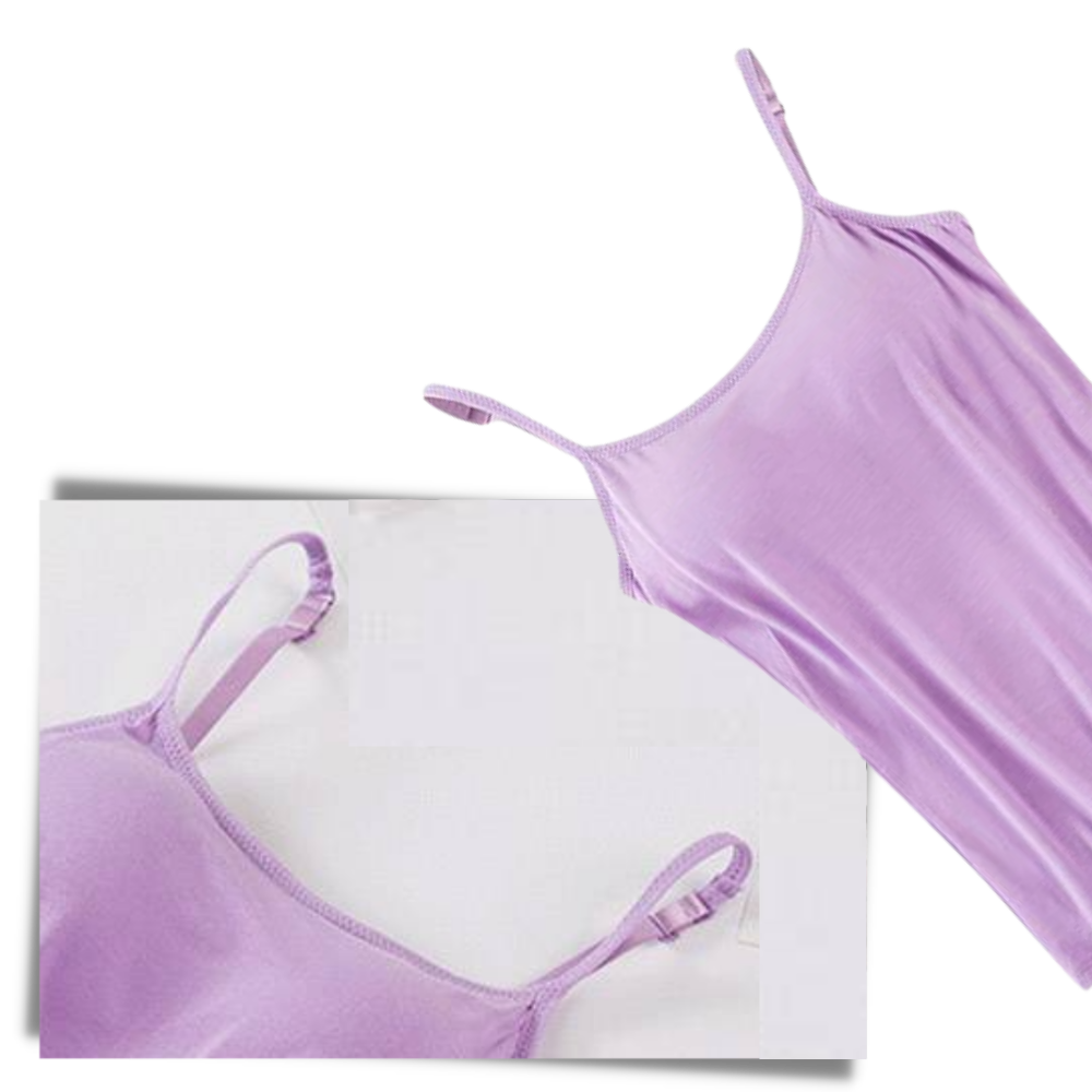 Women's Camisole with Integrated Bra