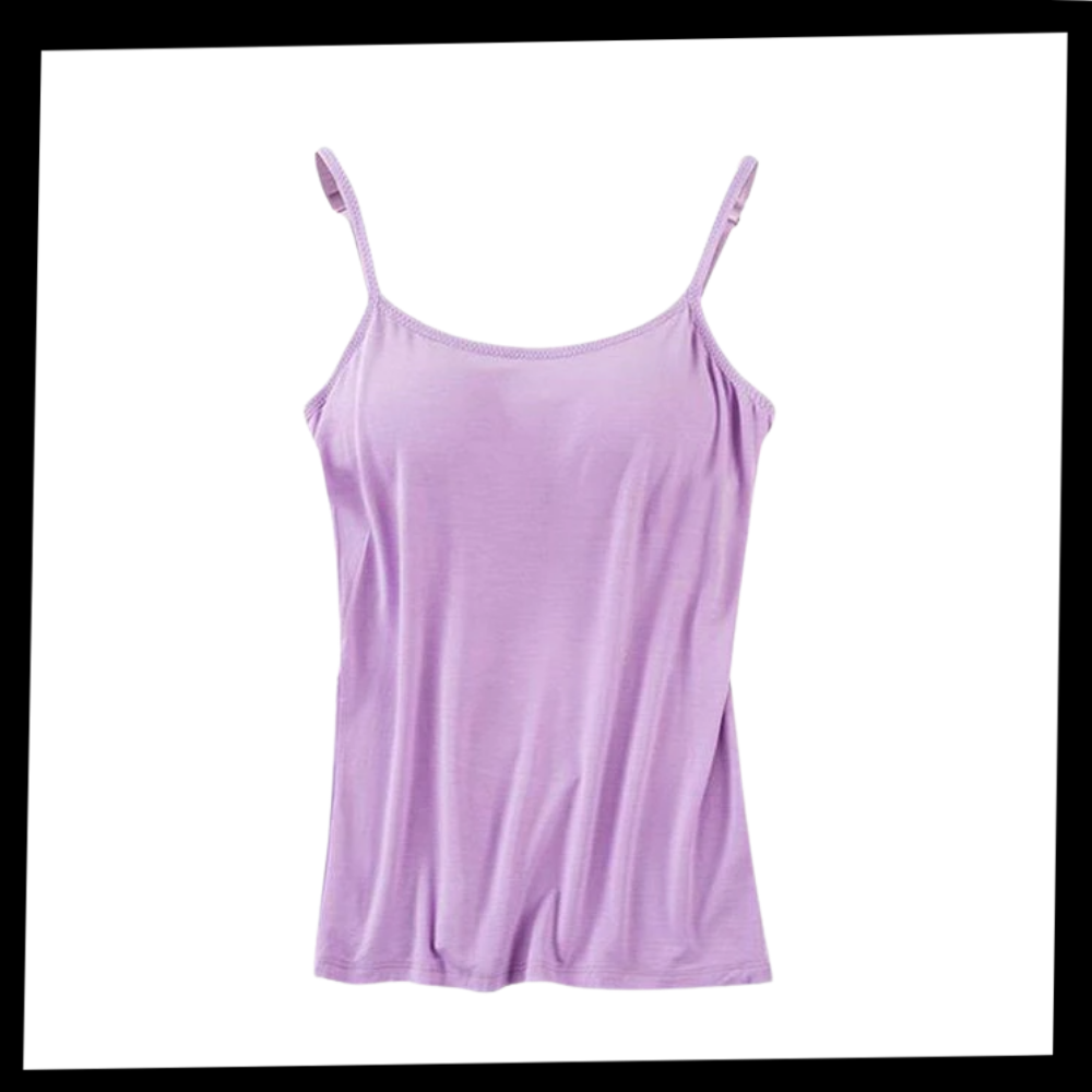 Women's Camisole with Integrated Bra