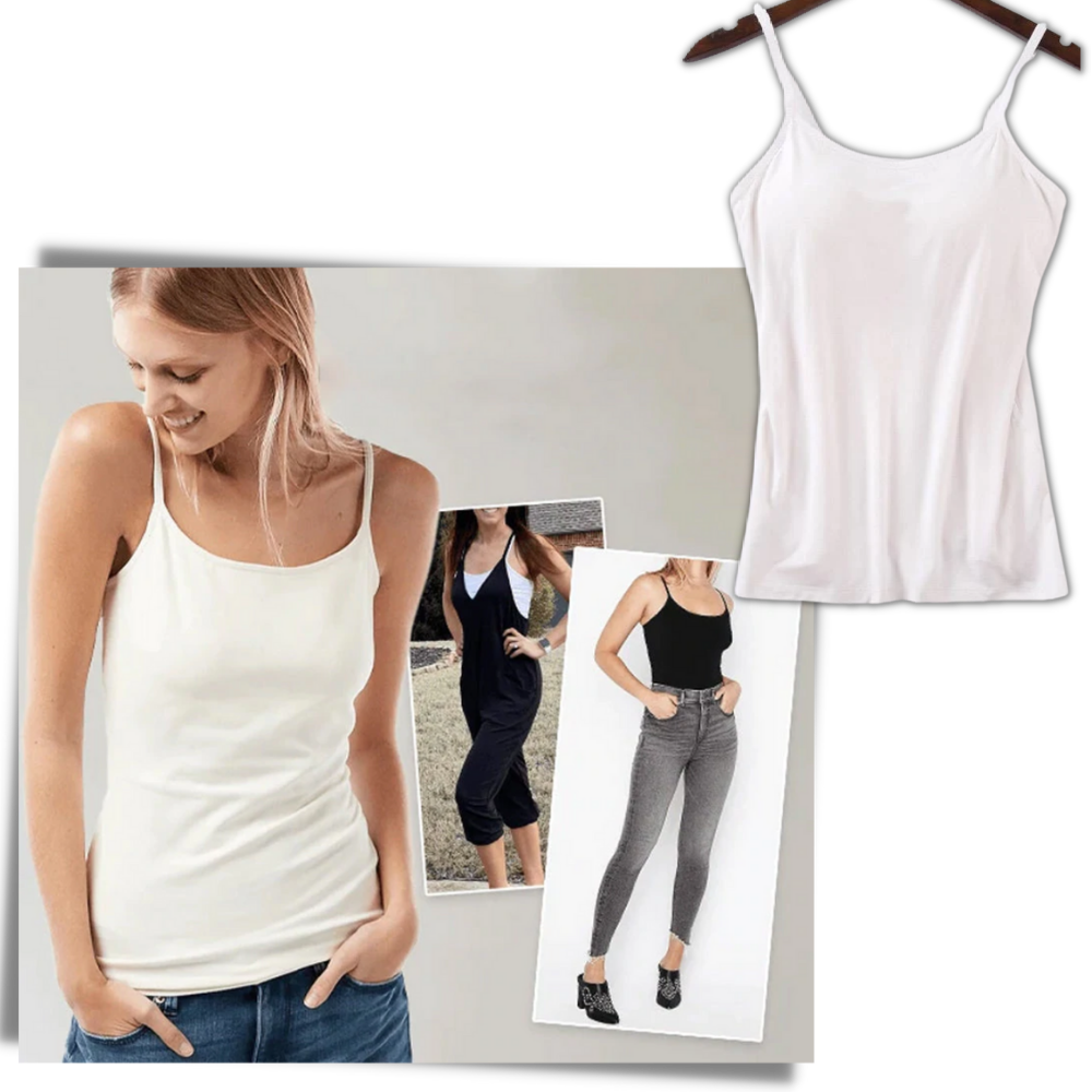 Women's Camisole with Integrated Bra