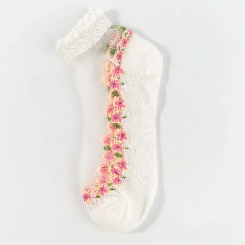 Elegant Lace Socks | Buy 5 Pairs, Get 5 Pairs FREE