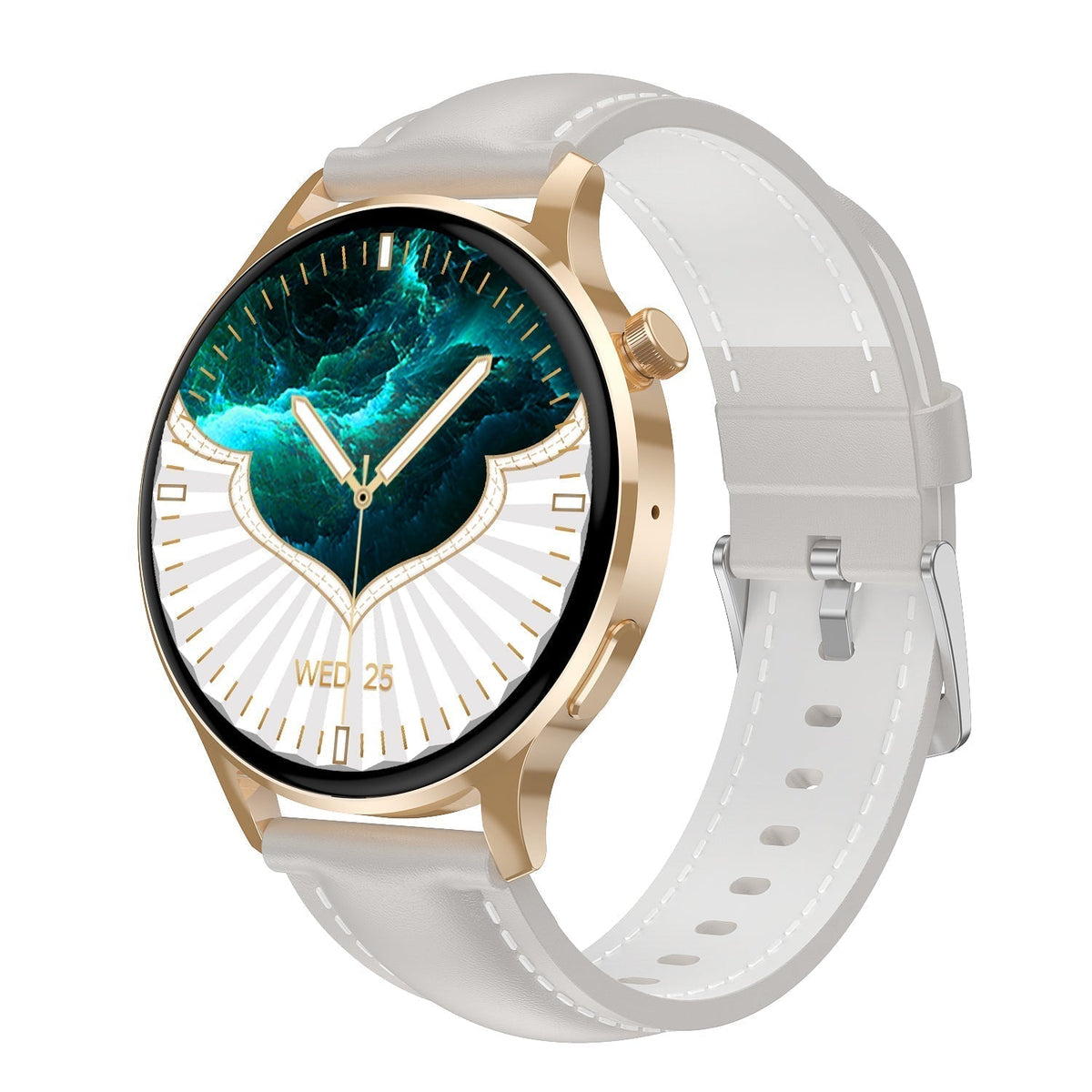 Waterproof Smartwatch with Blood Sugar, Blood Pressure, Blood Oxygen, and Sleep Monitoring Features