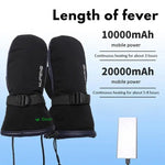 USB Electric Heated Gloves | Plug-and-Play, Double-Sided Heating, Waterproof Design, Ideal for Skiing, Hiking, and Everyday Winter Protection