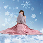 Lightweight and Breathable Reversible Summer Cooling Blanket
