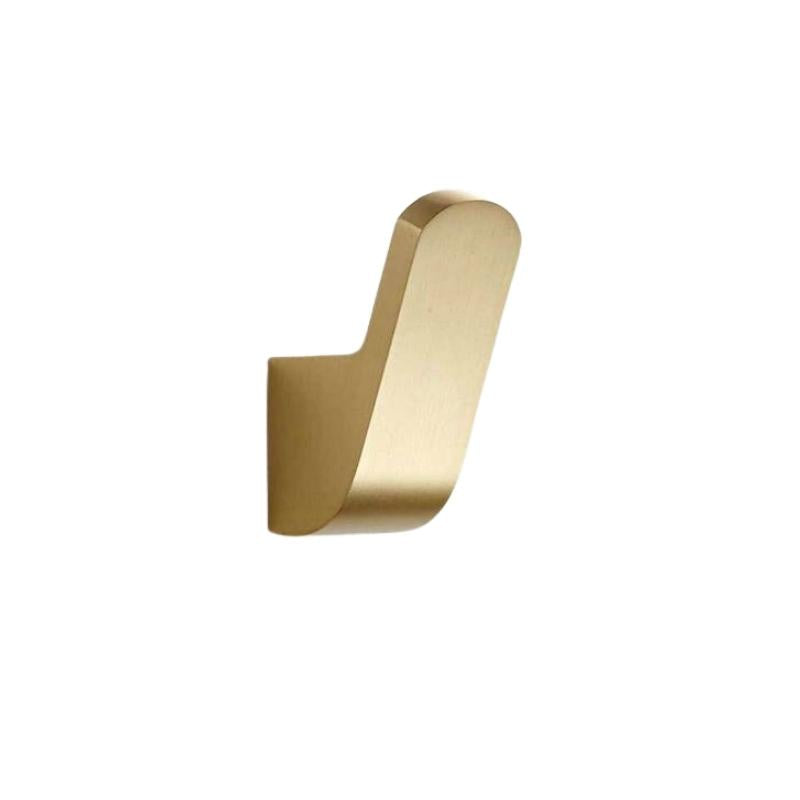 Modern Golden Brass Robe Wall Hooks
