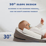 Newborn Bed Wedge Pillow for Side Sleeping – Anti-Roll Reflux Support